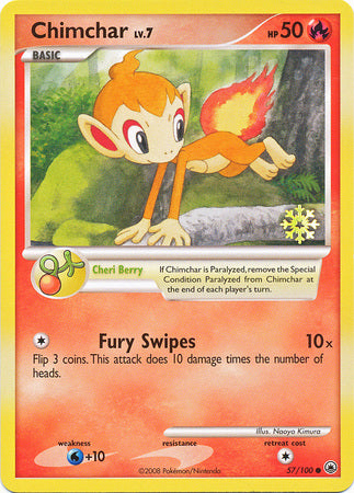 Chimchar (57/100) [Countdown Calendar Promos] - Comfy Hobbies