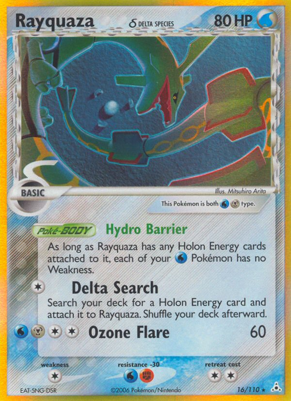 Rayquaza (16/110) (Delta Species) [EX: Holon Phantoms] - Comfy Hobbies