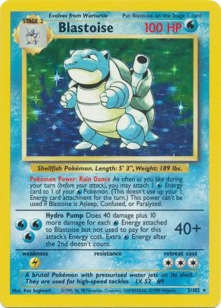 Blastoise (2/102) [Base Set Unlimited] - Comfy Hobbies