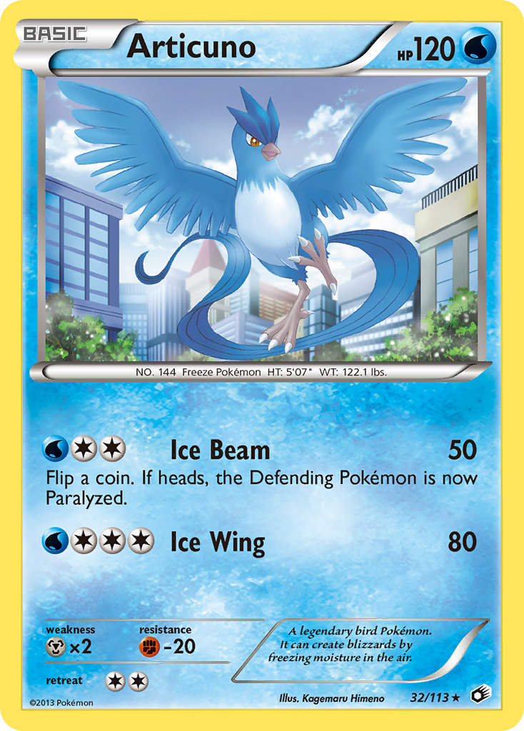 Articuno (32/113) [Black & White: Legendary Treasures] - Comfy Hobbies