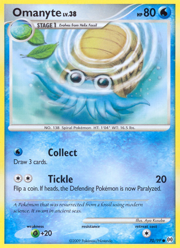 Omanyte (70/99) [Platinum: Arceus] - Comfy Hobbies