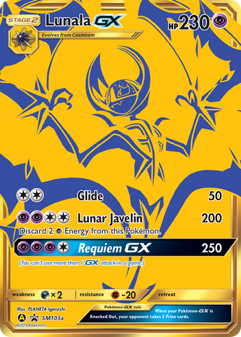 Lunala GX (SM103a) [Sun & Moon: Black Star Promos] - Comfy Hobbies