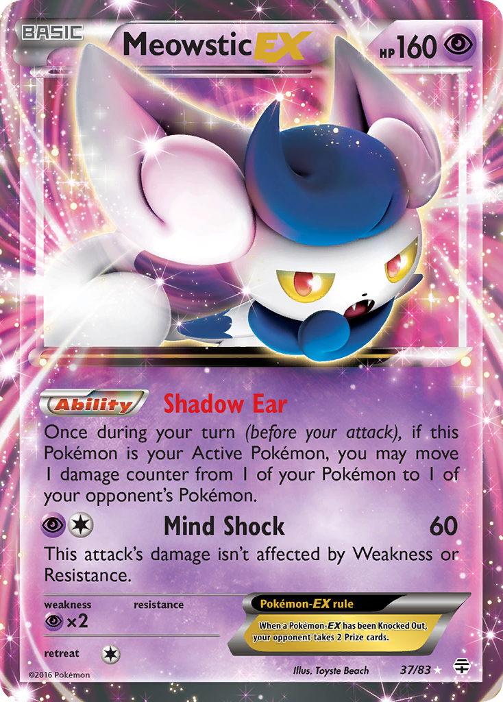 Meowstic EX (37/83) [XY: Generations] - Comfy Hobbies