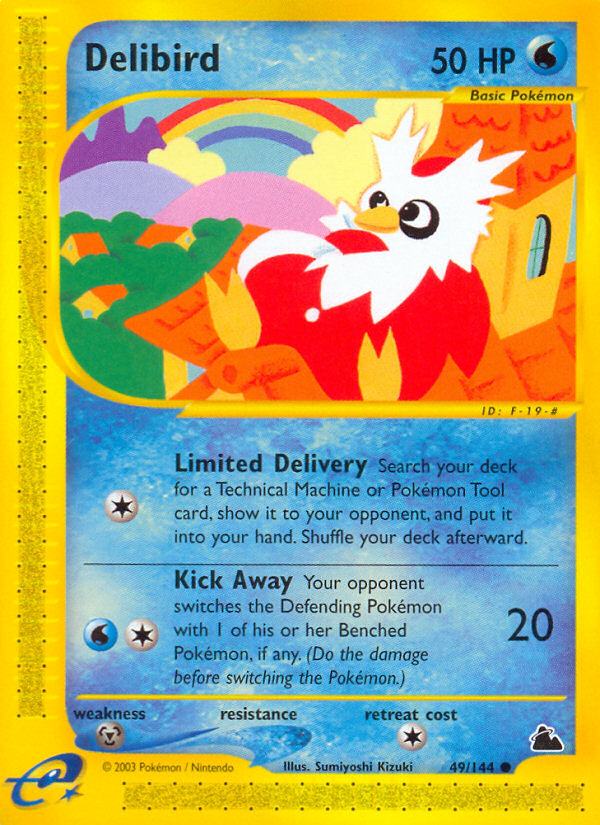 Delibird (49/144) [Skyridge] - Comfy Hobbies