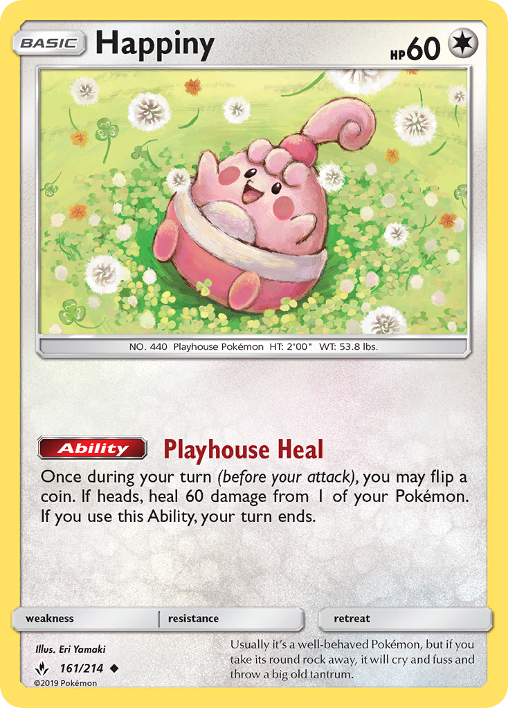 Happiny (161/214) [Sun & Moon: Unbroken Bonds] - Comfy Hobbies