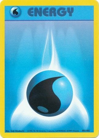 Water Energy (102/102) [Base Set Unlimited] - Comfy Hobbies