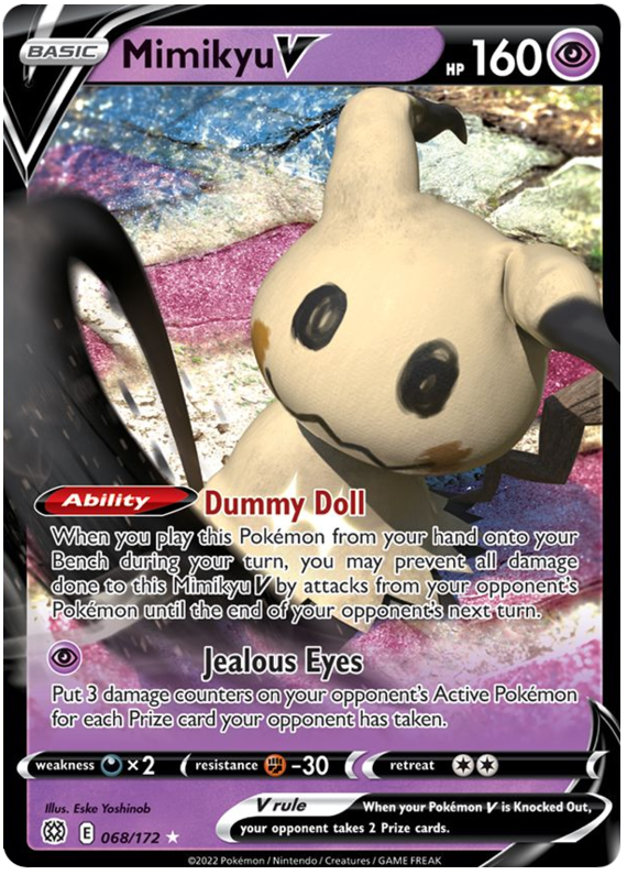 Mimikyu V (068/172) [Sword & Shield: Brilliant Stars] - Comfy Hobbies