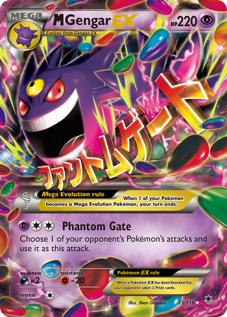 M Gengar EX (35/119) [XY: Phantom Forces] - Comfy Hobbies