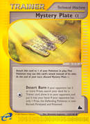 Mystery Plate Alpha (133/144) [Skyridge] - Comfy Hobbies