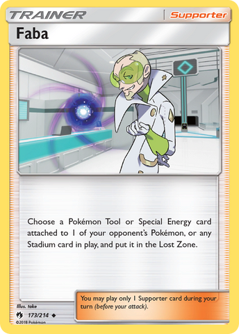 Faba (173/214) [Sun & Moon: Lost Thunder] - Comfy Hobbies