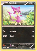 Purrloin (25/30) [Black & White: Trainer Kit - Zoroark] - Comfy Hobbies