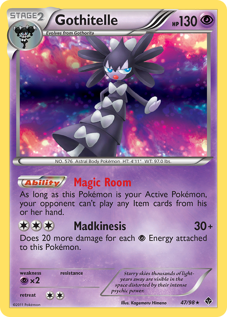 Gothitelle (47/98) [Black & White: Emerging Powers] - Comfy Hobbies