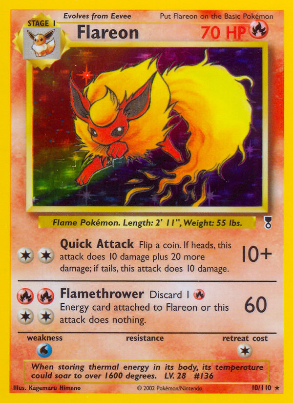 Flareon (10/110) [Legendary Collection] - Comfy Hobbies