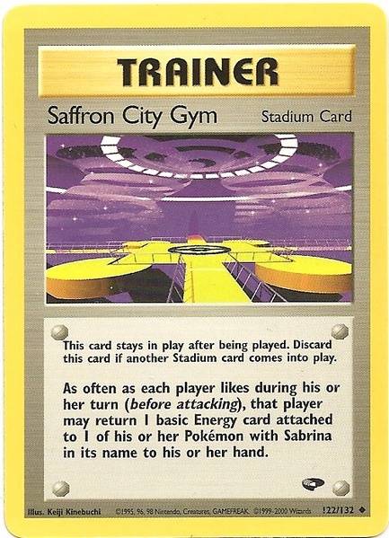 Saffron City Gym (122/132) [Gym Challenge Unlimited] - Comfy Hobbies