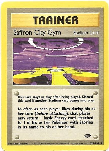 Saffron City Gym (122/132) [Gym Challenge Unlimited] - Comfy Hobbies