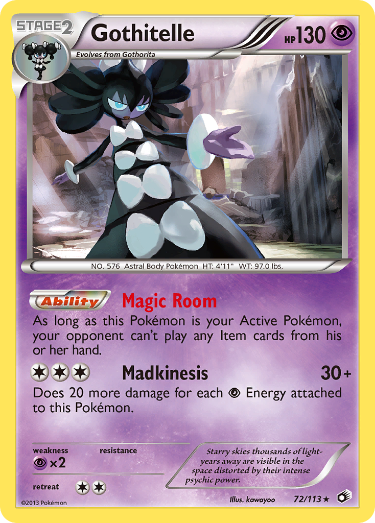 Gothitelle (72/113) [Black & White: Legendary Treasures] - Comfy Hobbies
