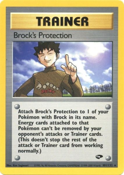 Brock's Protection (101/132) [Gym Challenge Unlimited] - Comfy Hobbies