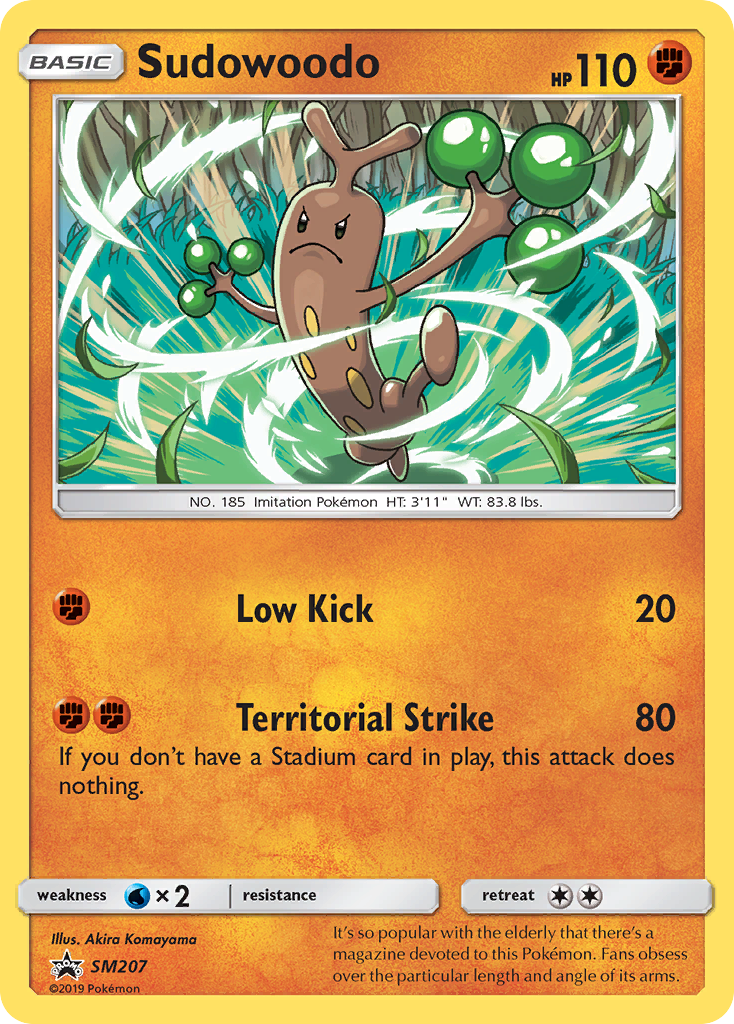 Sudowoodo (SM207) [Sun & Moon: Black Star Promos] - Comfy Hobbies