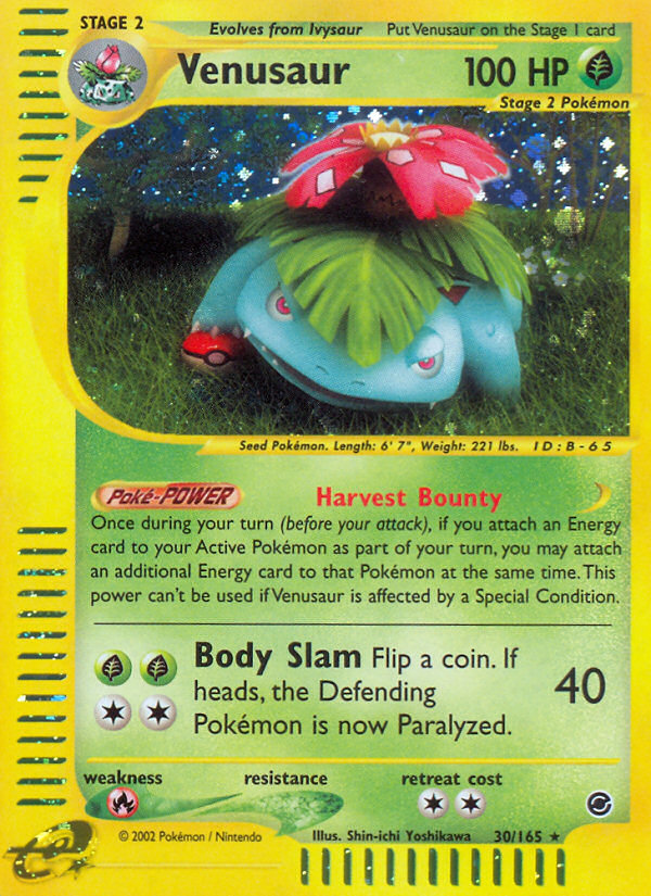 Venusaur (30/165) [Expedition: Base Set] - Comfy Hobbies