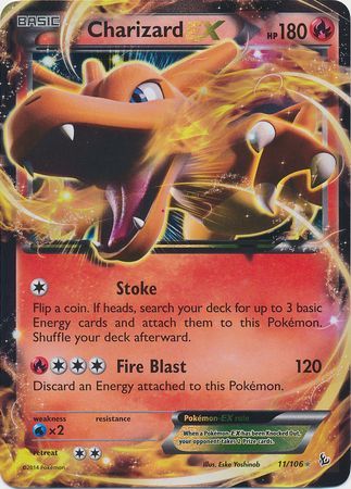 Charizard EX (11/106) (Jumbo Card) [XY: Flashfire] - Comfy Hobbies