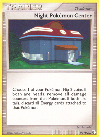 Night Pokemon Center (108/130) [Diamond & Pearl: Base Set] - Comfy Hobbies