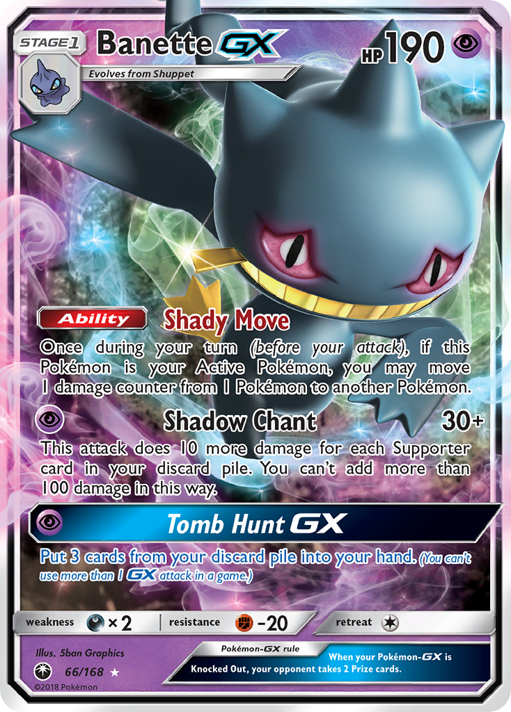 Banette GX (66/168) [Sun & Moon: Celestial Storm] - Comfy Hobbies