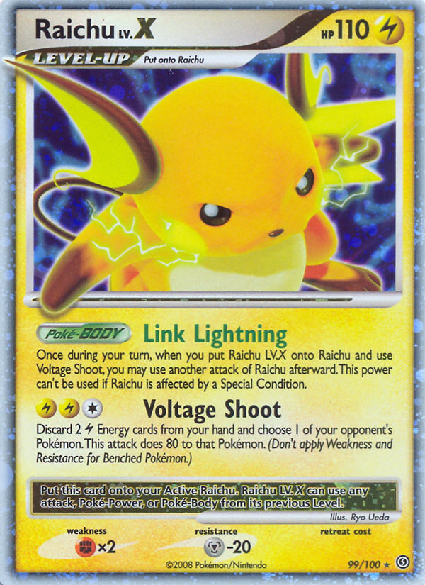 Raichu LV.X (99/100) [Diamond & Pearl: Stormfront] - Comfy Hobbies