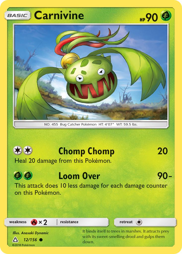 Carnivine (12/156) [Sun & Moon: Ultra Prism] - Comfy Hobbies