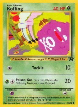 Koffing (58/82) [Team Rocket Unlimited] - Comfy Hobbies