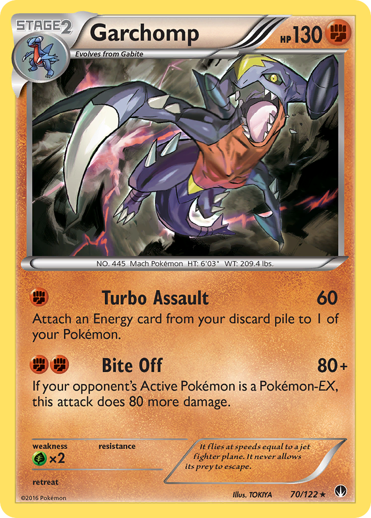 Garchomp (70/122) [XY: BREAKpoint] - Comfy Hobbies