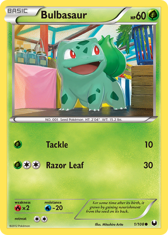 Bulbasaur (1/108) [Black & White: Dark Explorers] - Comfy Hobbies