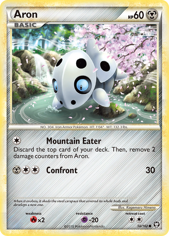 Aron (56/102) [HeartGold & SoulSilver: Triumphant] - Comfy Hobbies