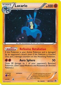 Lucario (80/113) (Cosmos Holo) [Black & White: Legendary Treasures] - Comfy Hobbies