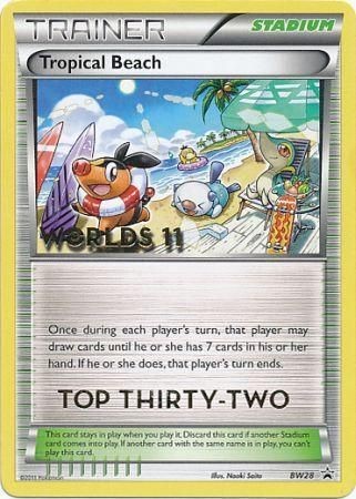 Tropical Beach (BW28) (Top 32) [Black & White: Black Star Promos] - Comfy Hobbies