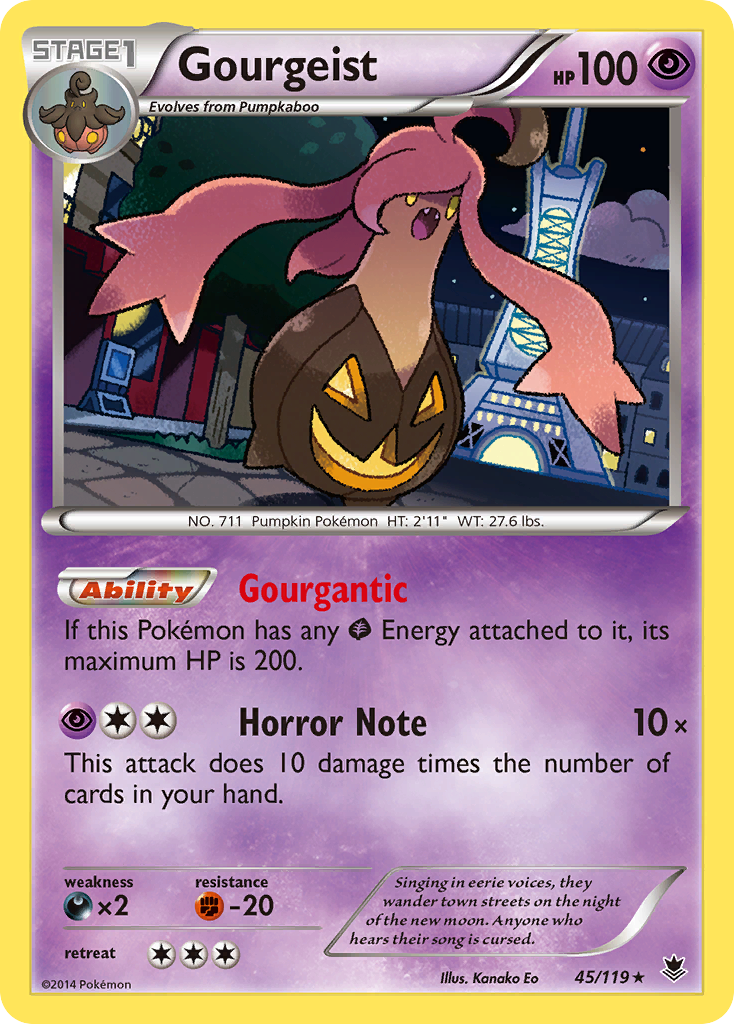 Gourgeist (45/119) [XY: Phantom Forces] - Comfy Hobbies