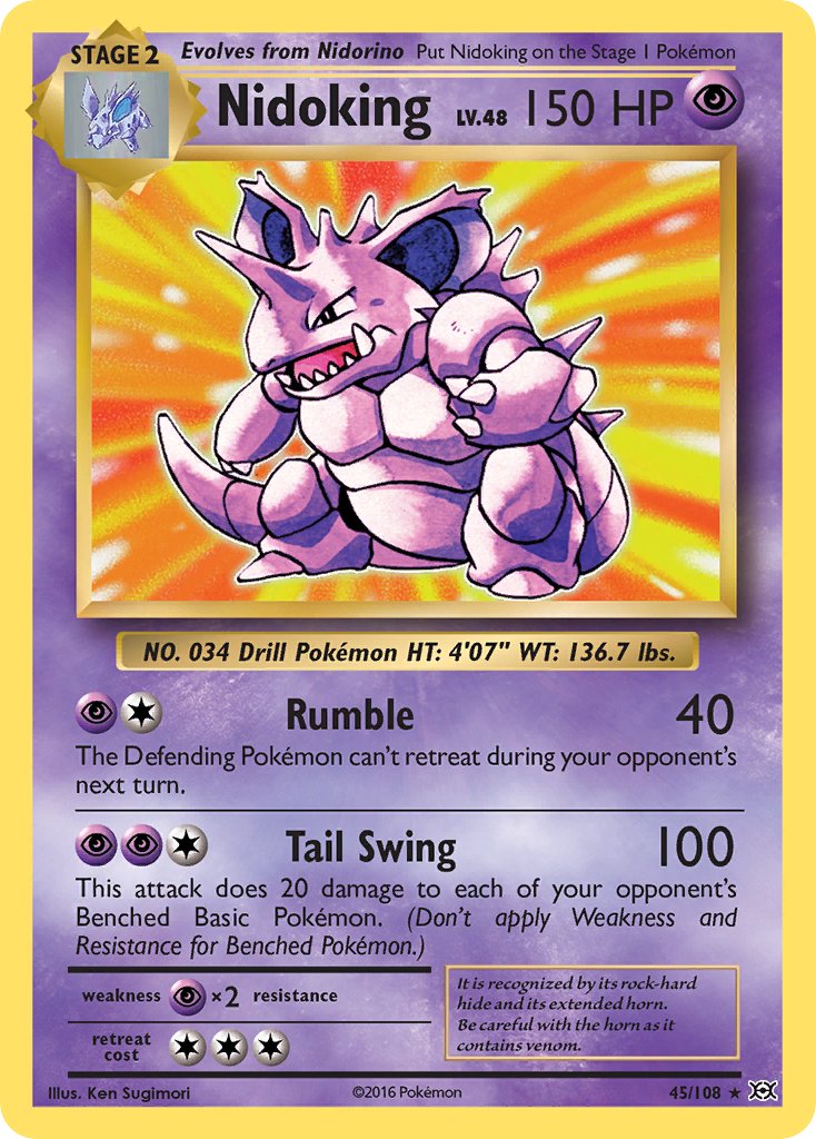Nidoking (45/108) (Theme Deck Exclusive) [XY: Evolutions] - Comfy Hobbies