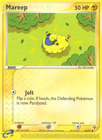 Mareep (64/97) [EX: Dragon] - Comfy Hobbies