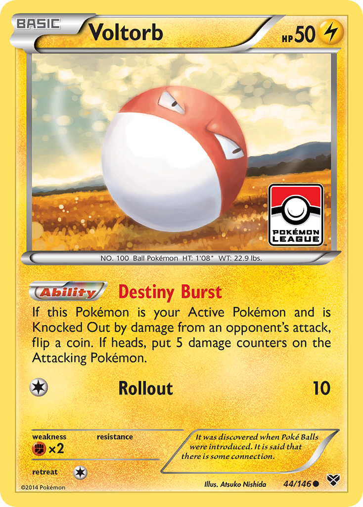 Voltorb (44/146) [XY: Base Set] - Comfy Hobbies