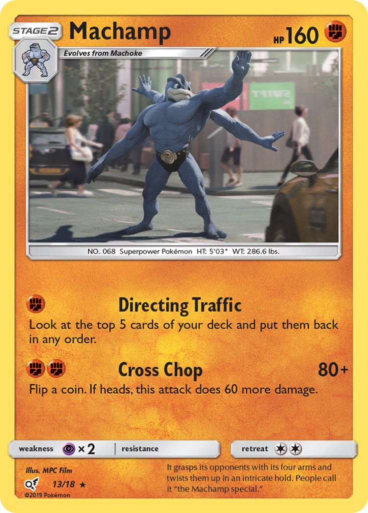 Machamp (13/18) [Sun & Moon: Detective Pikachu] - Comfy Hobbies