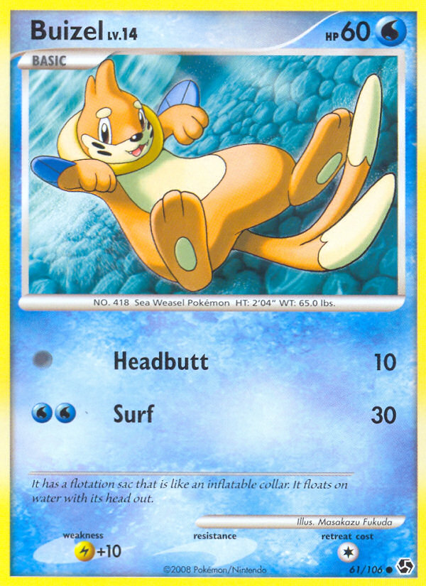 Buizel (61/106) [Diamond & Pearl: Great Encounters] - Comfy Hobbies