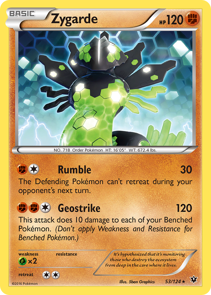 Zygarde (53/124) [XY: Fates Collide] - Comfy Hobbies