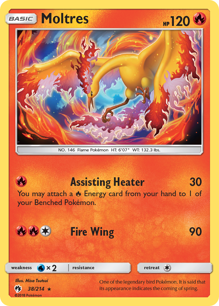 Moltres (38/214) [Sun & Moon: Lost Thunder] - Comfy Hobbies