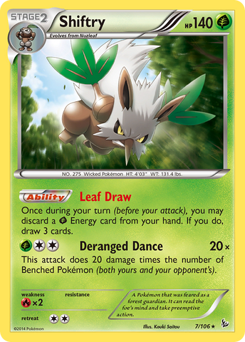 Shiftry (7/106) [XY: Flashfire] - Comfy Hobbies