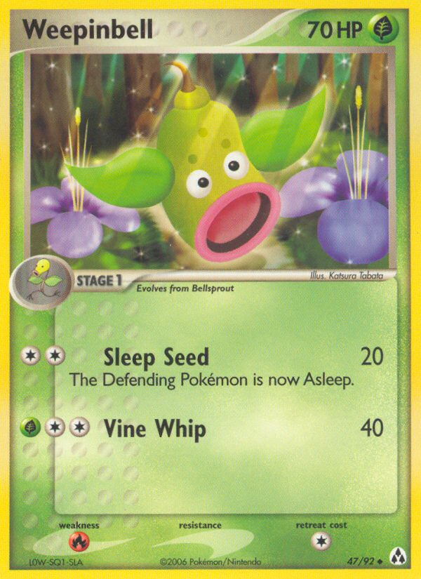 Weepinbell (47/92) [EX: Legend Maker] - Comfy Hobbies