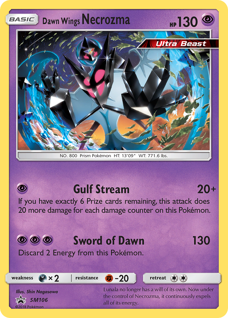 Dawn Wings Necrozma (SM106) [Sun & Moon: Black Star Promos] - Comfy Hobbies