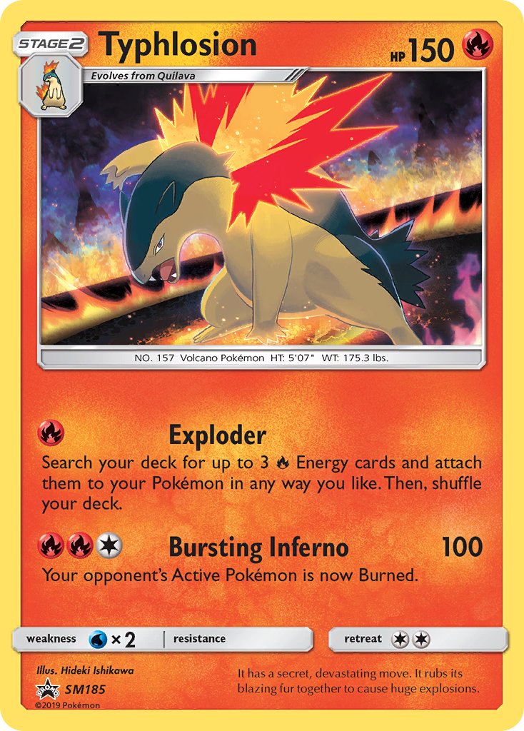 Typhlosion (SM185) [Sun & Moon: Black Star Promos] - Comfy Hobbies