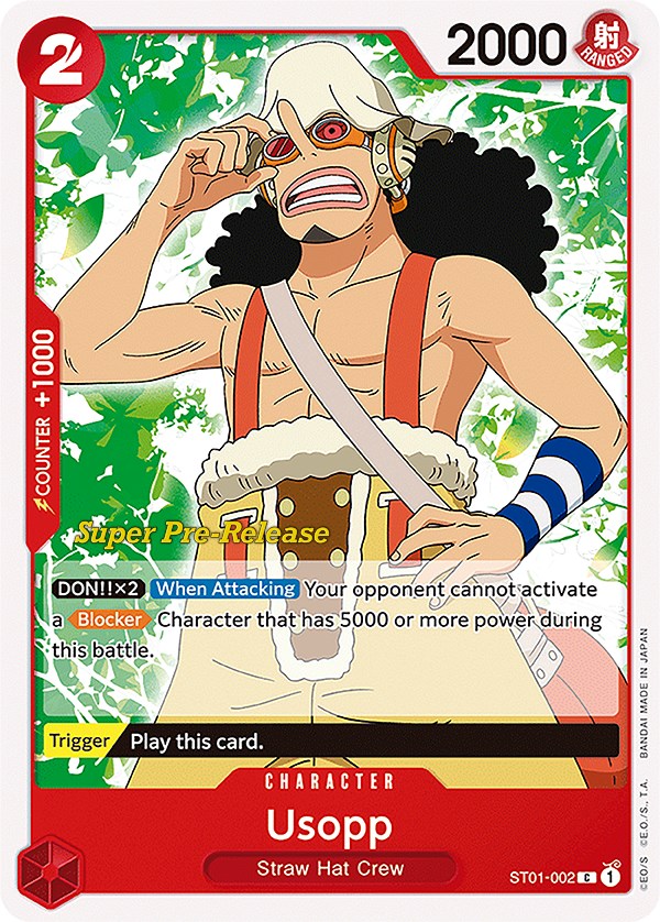 Usopp [Super Pre-Release Starter Deck: Straw Hat Crew] - Comfy Hobbies