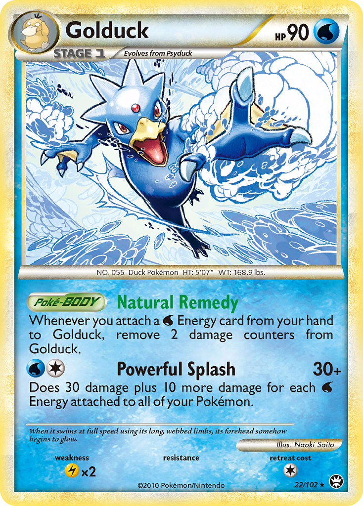 Golduck (22/102) [HeartGold & SoulSilver: Triumphant] - Comfy Hobbies