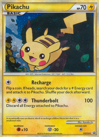 Pikachu (HGSS03) [HeartGold & SoulSilver: Black Star Promos] - Comfy Hobbies