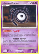 Unown M (66/123) [Diamond & Pearl: Mysterious Treasures] - Comfy Hobbies